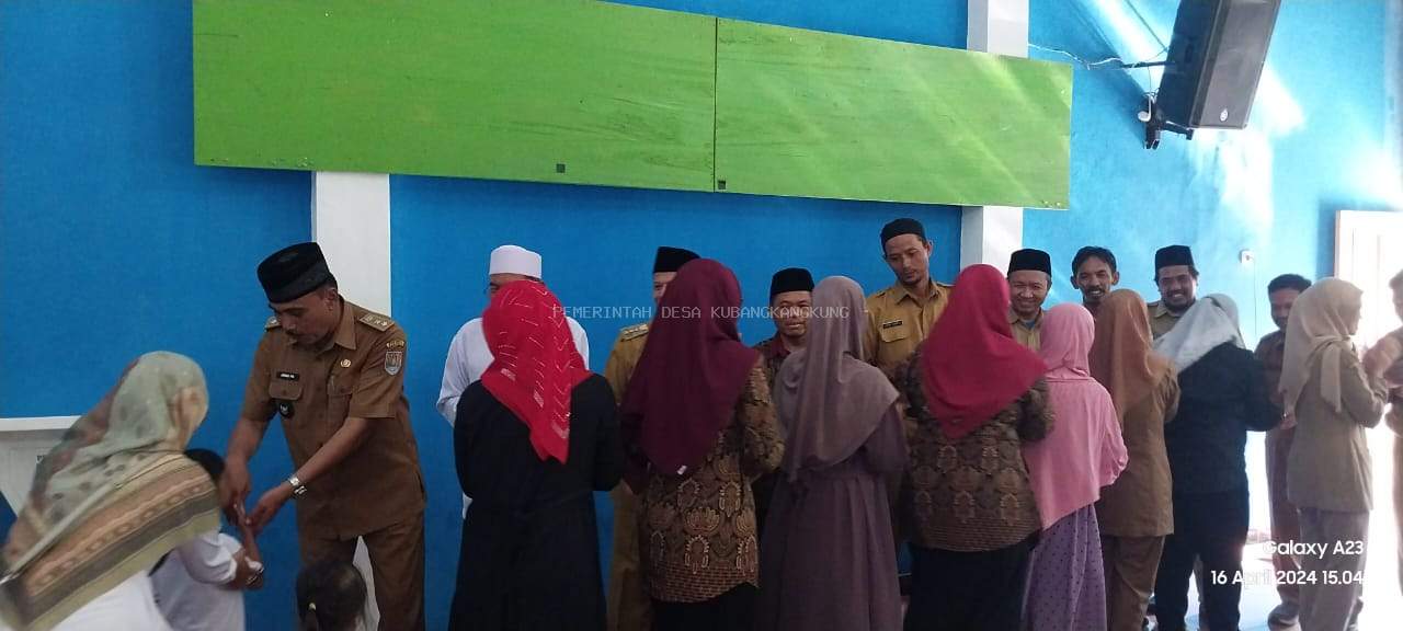 Silaturahmi/Halal Bihalal Pemerintah Desa dengan Lembaga Desa